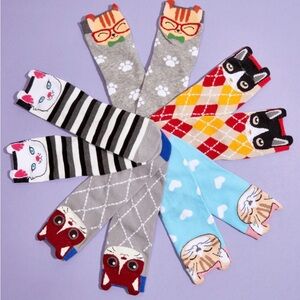 Cute Animal Patterned Socks Set